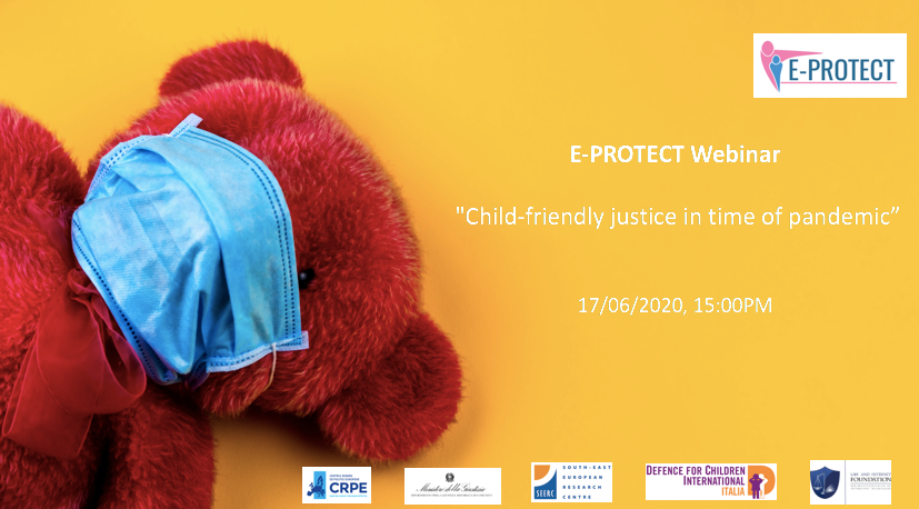E-PROTECT Webinar: Щадящо правосъдие за деца в условия на пандемия