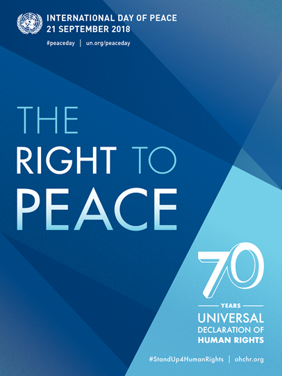 21 септември - Международен ден на мира
