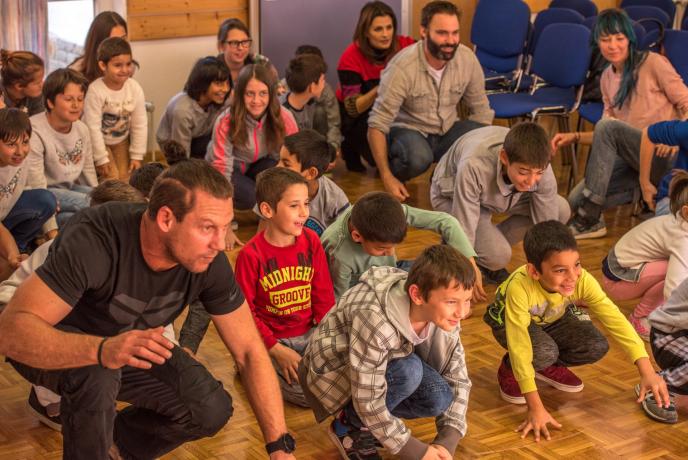 SOS Детско селище Трявна се превърна в кино снимачна площадка