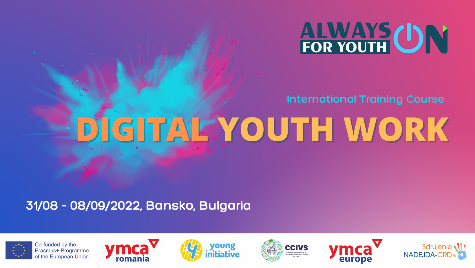 Безплатно международно обучение по дигитална младежка работа в Банско