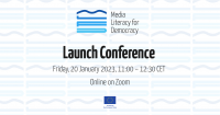 Откриваща конференция „Медийна грамотност за демокрация”