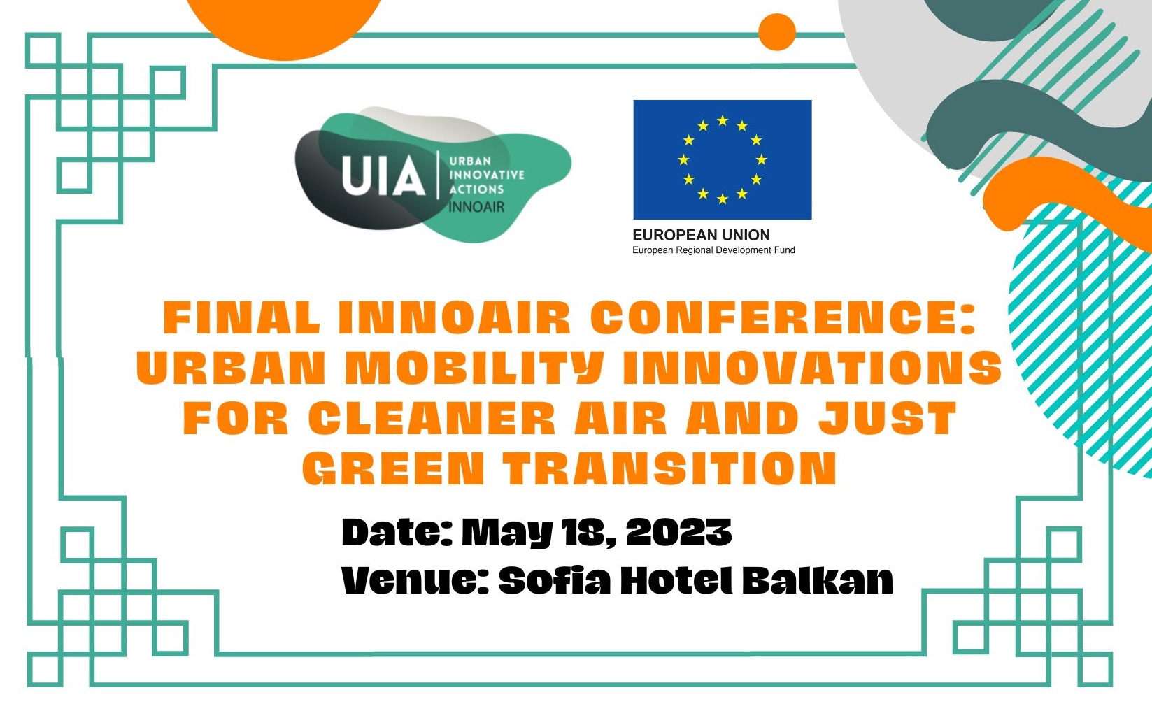 Заключителна конференция ИНОЕЪР: иновации в градската мобилност за по-чист въздух и справедлив зелен преход