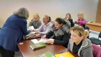 Бежанци от войната в Украйна учат български език с Каритас Русе
