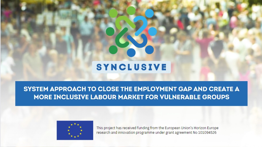 SYNCLUSIVE: Проектът, който ще подпомага приобщаването на уязвими групи на пазара на труда