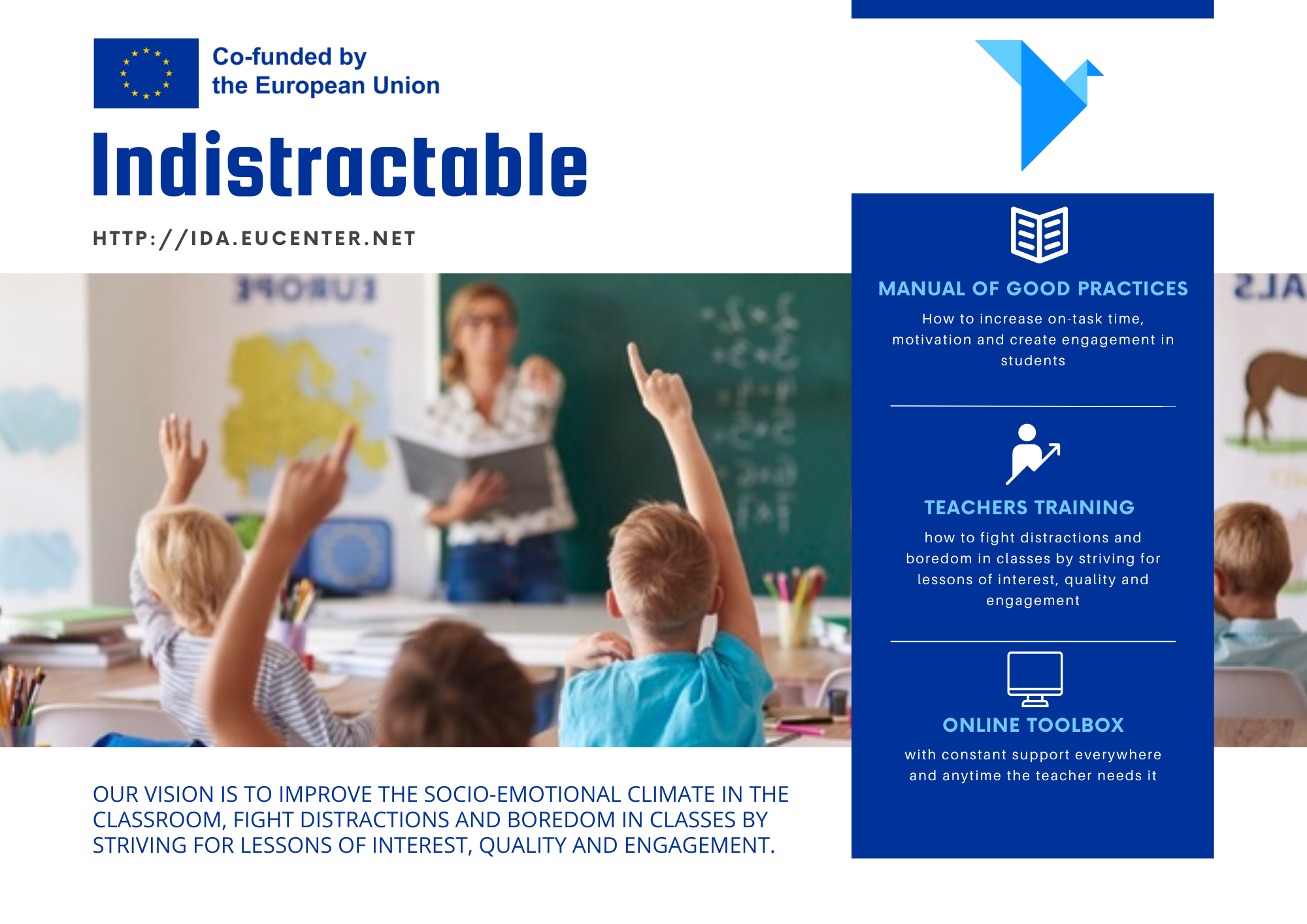 Проект Indistractable - иновативен подход за подобряване на образователната среда